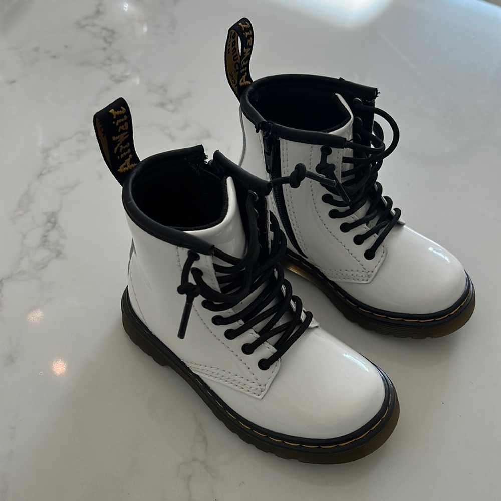 White Doc Martins